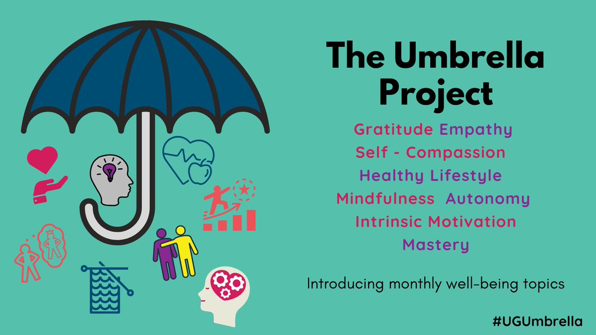ugdsb's tweet photo. The UGDSB is pleased to introduce The Umbrella Project, this project will help further support the mental health and well-being of students and staff. For more information, visit the board website https://t.co/350IeZUPvT #MHUG #UGUmbrella https://t.co/60yyAvRRQs