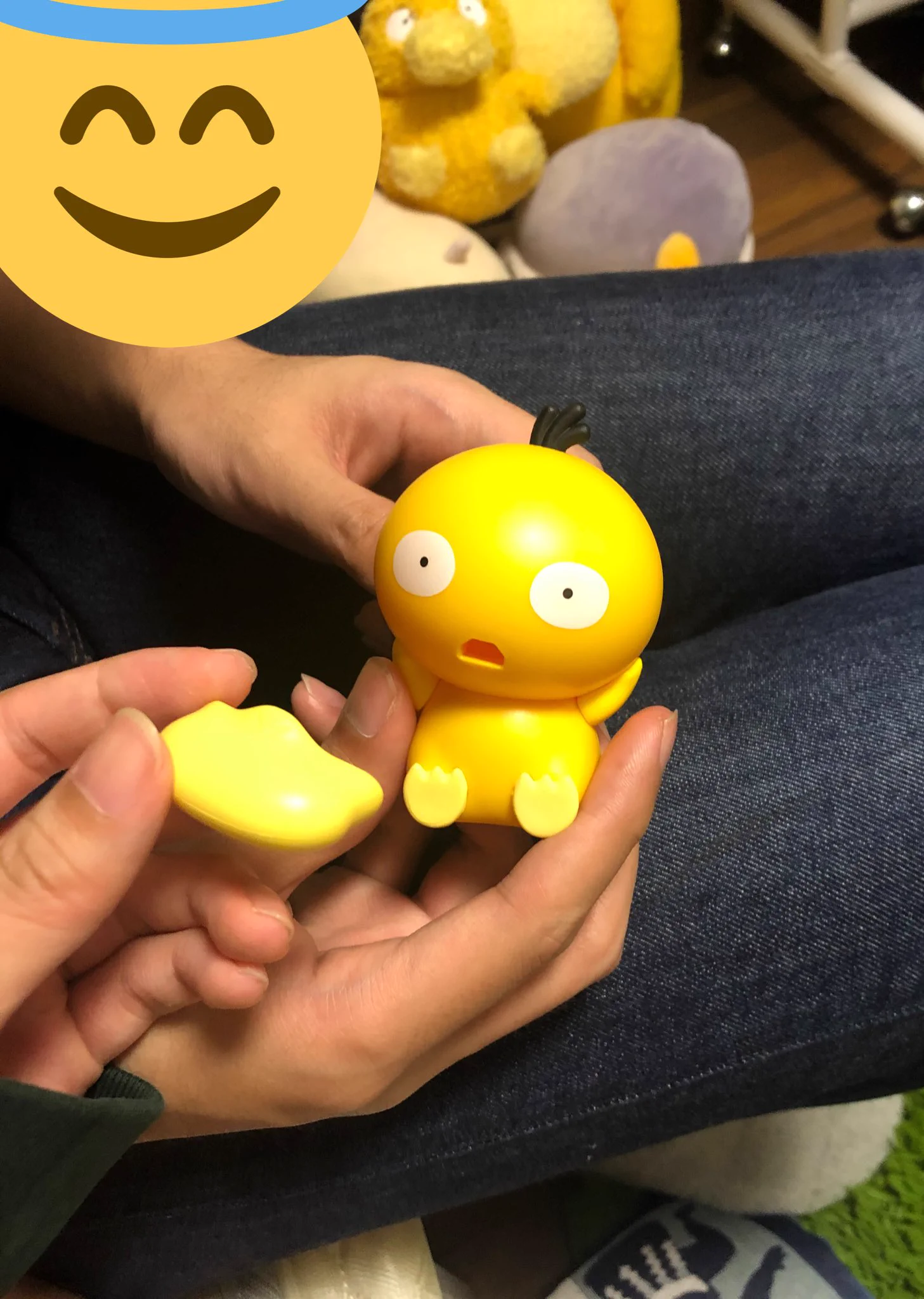 もしもコダックにくちばしが無かったらきっとこんな感じ？wwwくちばしを外したコダックが可愛すぎる！www