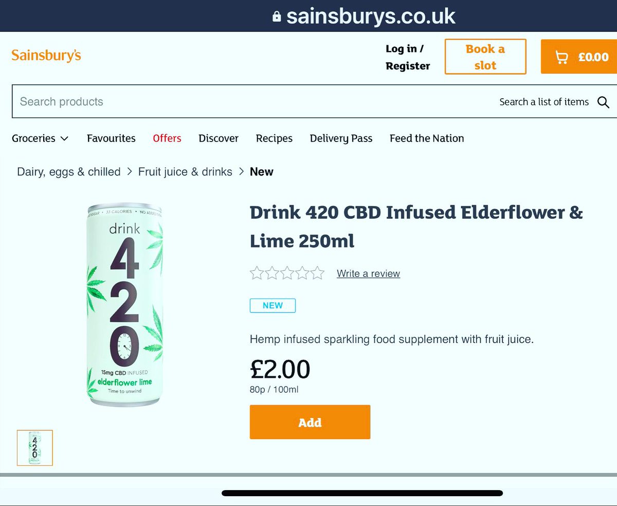 dishahdadpuri's tweet photo. @DSGCP portfolio co #RaylexBrands scores a major victory with #drink420 becoming the first #CBD drink to be listed with a major retailer in the U.K. at @sainsburys. Great job #AlexLai & #RaymondPang!
#insurgentbrands #uk #Drink420 #productlaunch #timetounwind #sipforbliss https://t.co/8K4uTP2Lt7