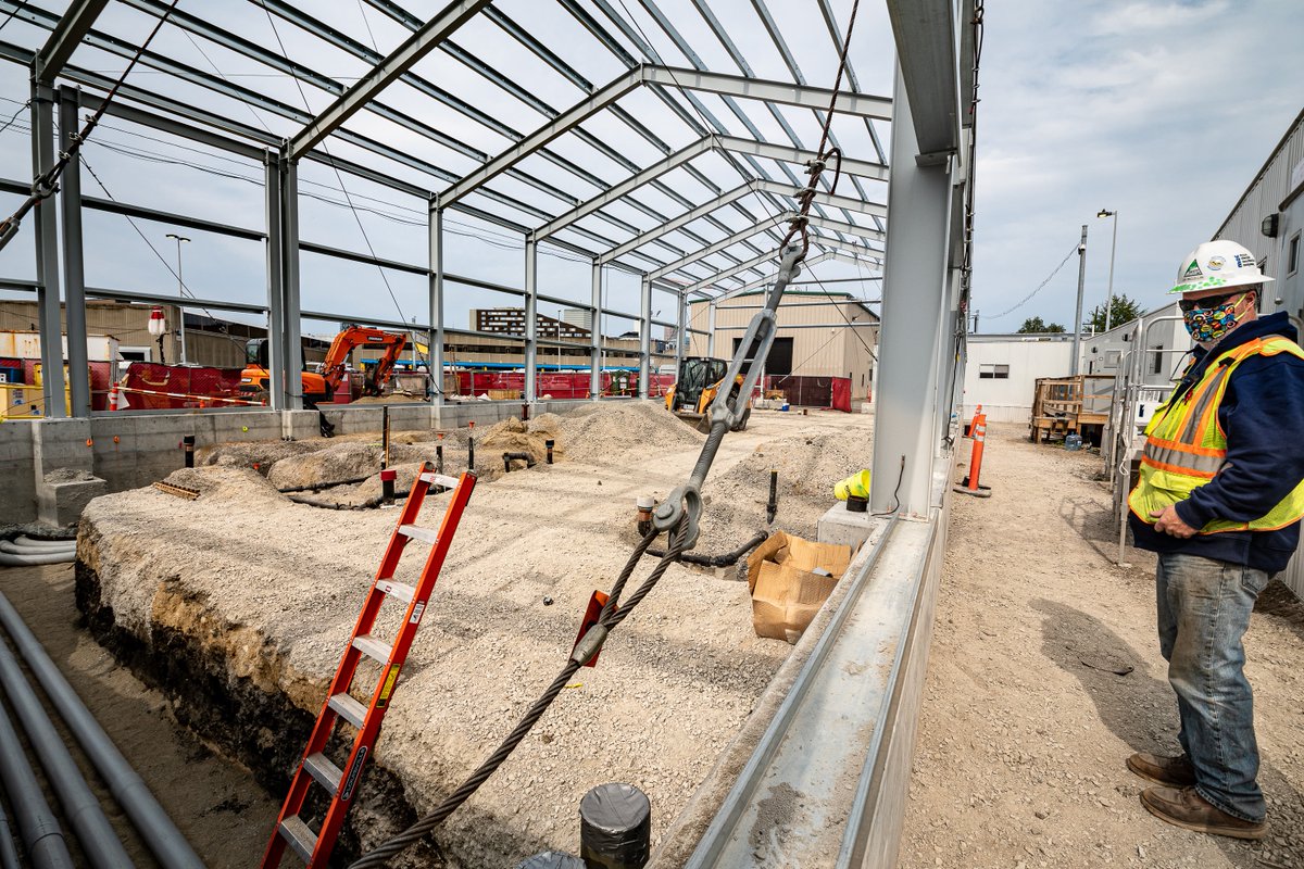 MBTA's tweet photo. Last week, crews continued work behind-the-scenes upgrading the Red Line's Cabot Yard &amp; Maintenance Facility. New train lifts, tracks, signals &amp; diagnostic tools will make it safer &amp; more efficient to support our current &amp; future fleet.

https://t.co/gbwU2CyFtl

#BuildingABetterT https://t.co/HCDn2Sv8JG