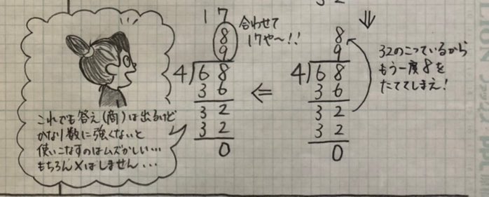 こっちの方が早いかも 小学校の先生が教える わり算の筆算 が目からウロコの方法だった 全文表示 Jタウンネット