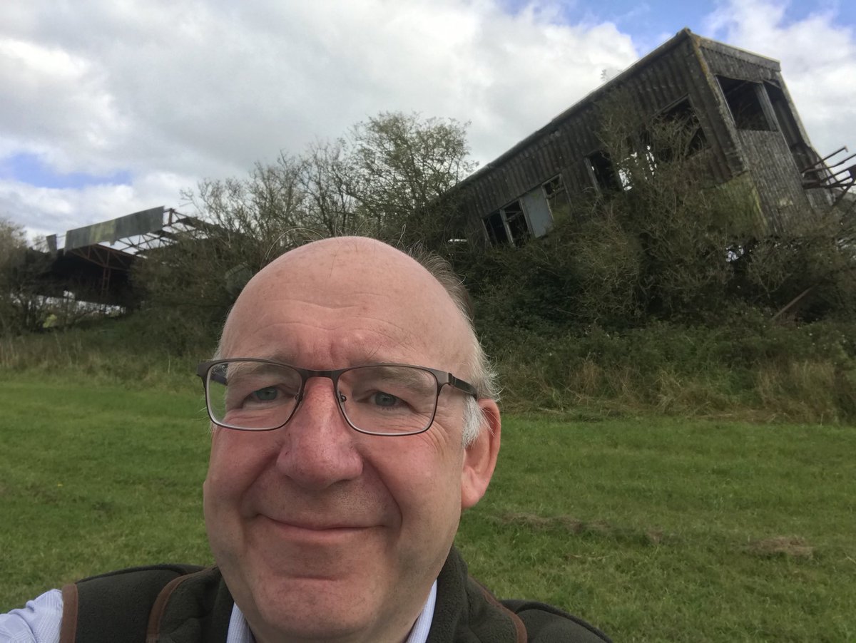CorneliusRacing's tweet photo. #Buckfastleigh: the old stands of the racecourse that closed early 1960s (point-to-points still held on course); here for rehearsal of ⁦@PointingDC⁩ innovative live streaming starting Oct with first fixture (behind closed doors) at Ottery St Mary #pointtopoint #gopointing https://t.co/TkBYR9HmQk