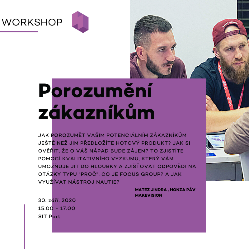sitmp_cz's tweet photo. Úsek SIT Port inspiruje mladé lidi k podnikání. Proto organizuje zajímavé workshopy, ve kterých si každý najde to, co potřebuje pro svůj vlastní projekt! Tentokrát se dozvíme od @makevisioncz , jak porozumět potenciálním zákazníkům a jak si ověřit, že bude o váš produkt zájem. https://t.co/PqcdDcfyIP