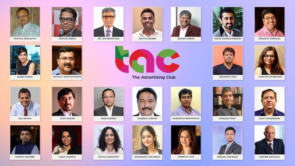 TheAdClub_India's tweet photo. The Newly elected #Adclub managing committee at today's A.G.M under the Presidentship of @parthodasgupta for the year 2020-21. @parthasinha @bedee0805  @aswamy @Shashimediabran @VickMaverick @PradeepDwivedi @Soniahuria @MitrajitB #SiddharthRao #PunithaArumugam @rajcheerfull https://t.co/rUKqJHEYiW