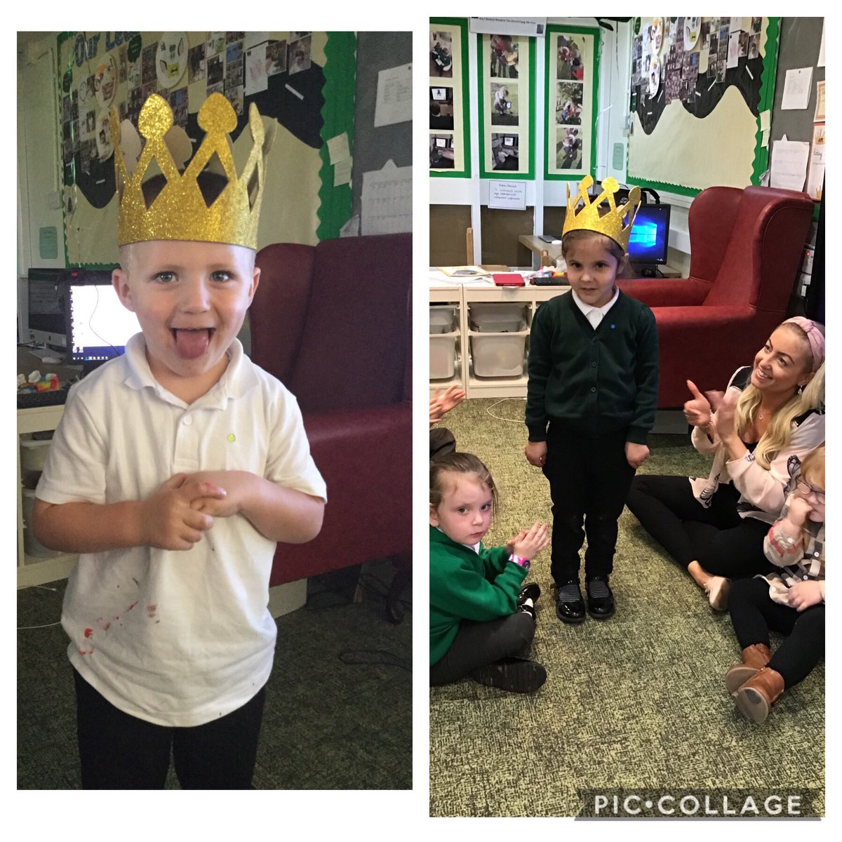 CaldiPrimary's tweet image. 👑Today&apos;s dough disco king and queen! #finemotordevelopment @AETAcademies 👑