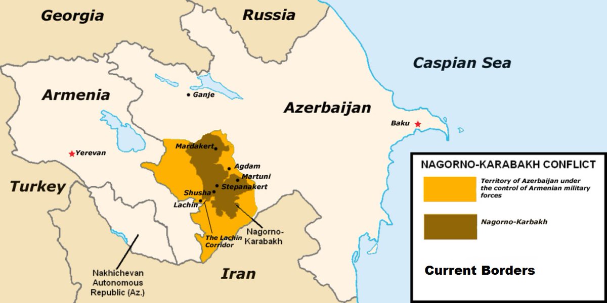 3) Nagorno-Karabakah is an enclave within Azerbaijan in the South Caucuses. It’s one of those places that we don’t think about, “the holes in the map when we fold it up,” as our professor,  @carey_cavanaugh, told us. He participated in peace talks on the region in 2001.