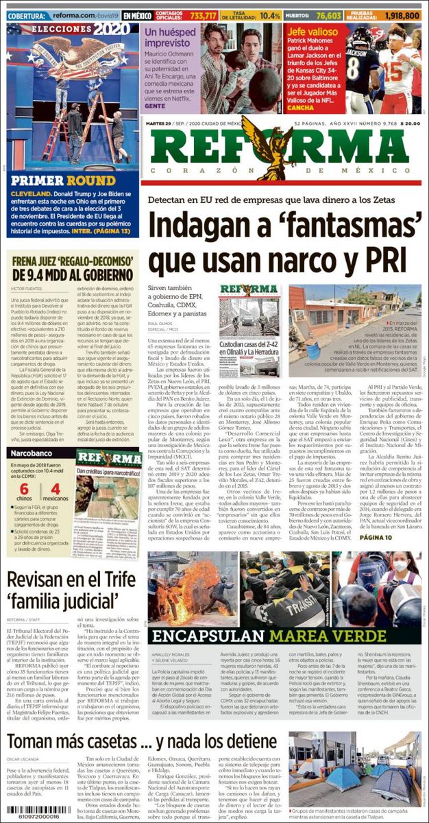 IMCP's tweet photo. #FelizMartes Les compartimos las #PrimerasPlanas de los diarios de interés nacional. 📰

#IMCP #TiendaEnLínea 🛒 https://t.co/GXBVClN7VN