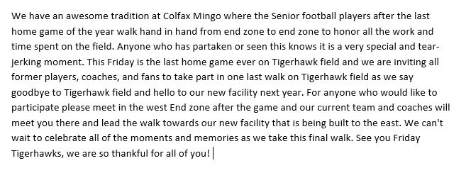 Please share and spread the word!  #TIGERHAWKFAMILY #TIGERHAWKPRIDE @CoachBarkalow <a href="/CM_Activities/">Colfax-Mingo Activities</a> <a href="/ColfaxMingoHS/">COLFAX MINGO CSD</a>