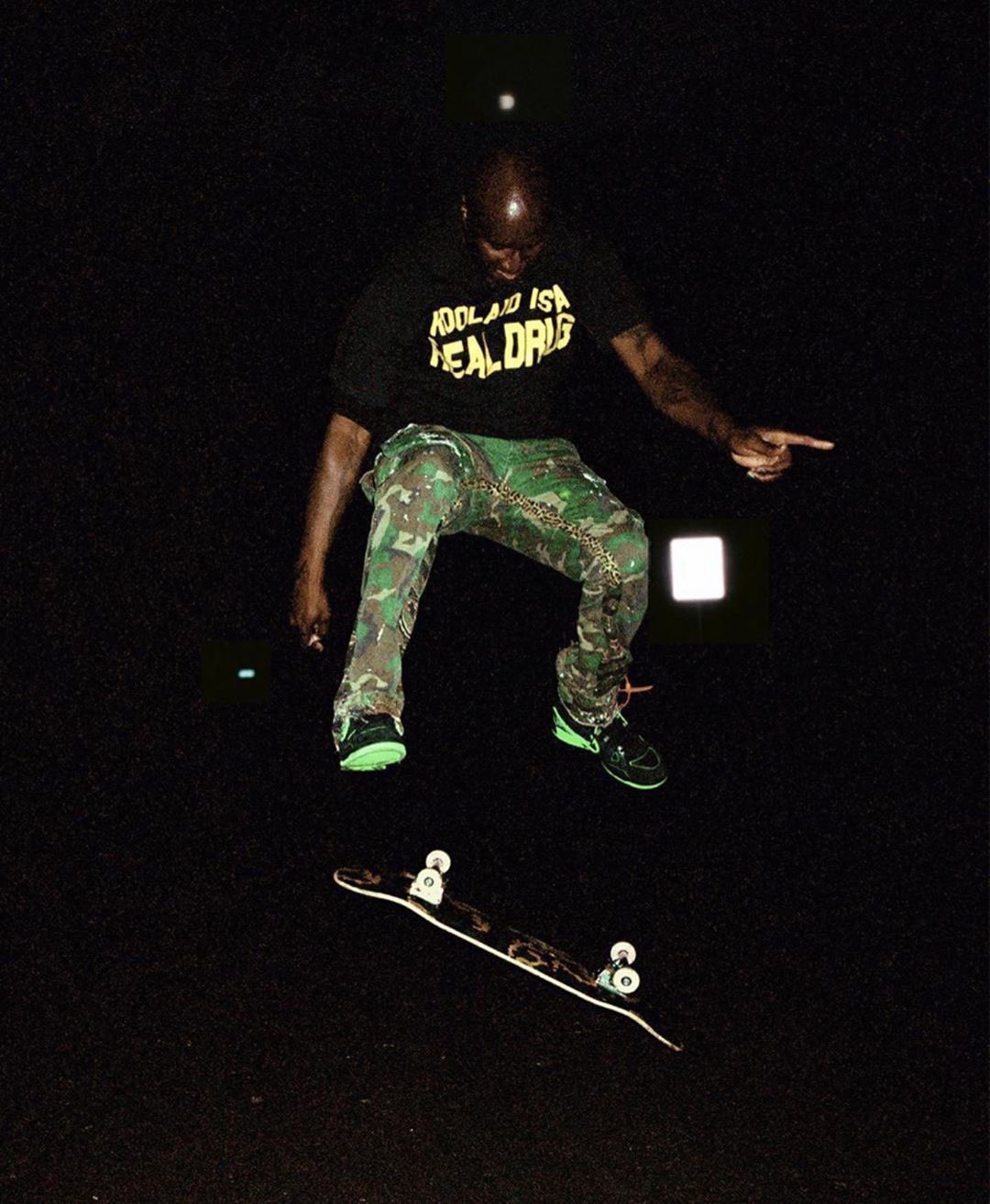 Ovrnundr on X: Virgil Abloh skateboarding in upcoming Off-White x