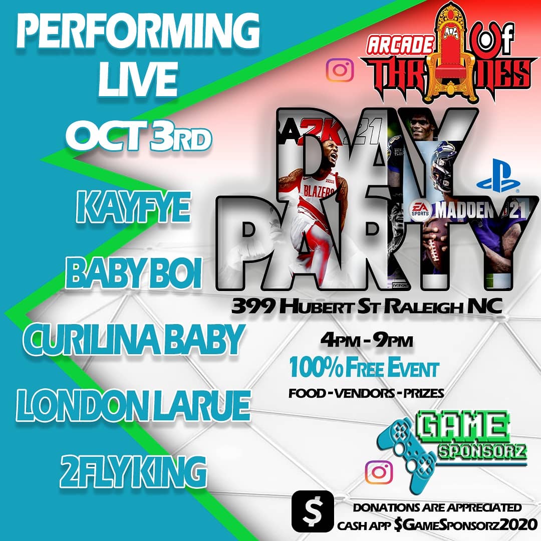 ArcadeOfThrones's tweet photo. @GameSponsorz has teamed up with @ArcadeOfThrones to present a Game Day party for all. Enjoy the sounds of live music, shop with local vendors, and you get the chance to win prides gaming. Sounds like a win / win!!! October 3...we’re partying!!! https://t.co/IikbS39a1m