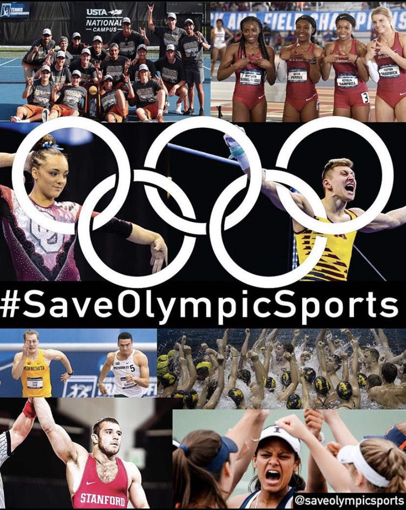 I just want my kids to have the same opportunity and experience that I had that changed my life.  If you want it for your own kids... speak up! Over 70 dropped programs since COVID-19. #saveolympicsports