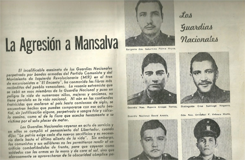 Vzla_Inmortal's tweet photo. Los guerrilleros amenazaron la vida de los 500 pasajeros que viajaban en el tren mientras pintaron consignas referentes a la lucha armada en varios vagones.

El suceso marcó un hito en la historia del siglo XX. https://t.co/KMRJCYtULn