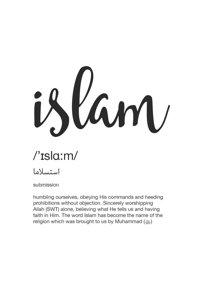 StudentsCentreL's tweet photo. 3 basic beliefs of Islam :
▫️Monotheism - There is only One God (Allah) &amp; Allah alone is worthy of Worship.
▫️Prophethood: Allah elected some righteous men to Guide Humanity towards Devine guidance &amp; Muhammad(PBUH) was the Last Messenger of God.
▫️Life After Death
#Knowislam https://t.co/txrbcctSr0