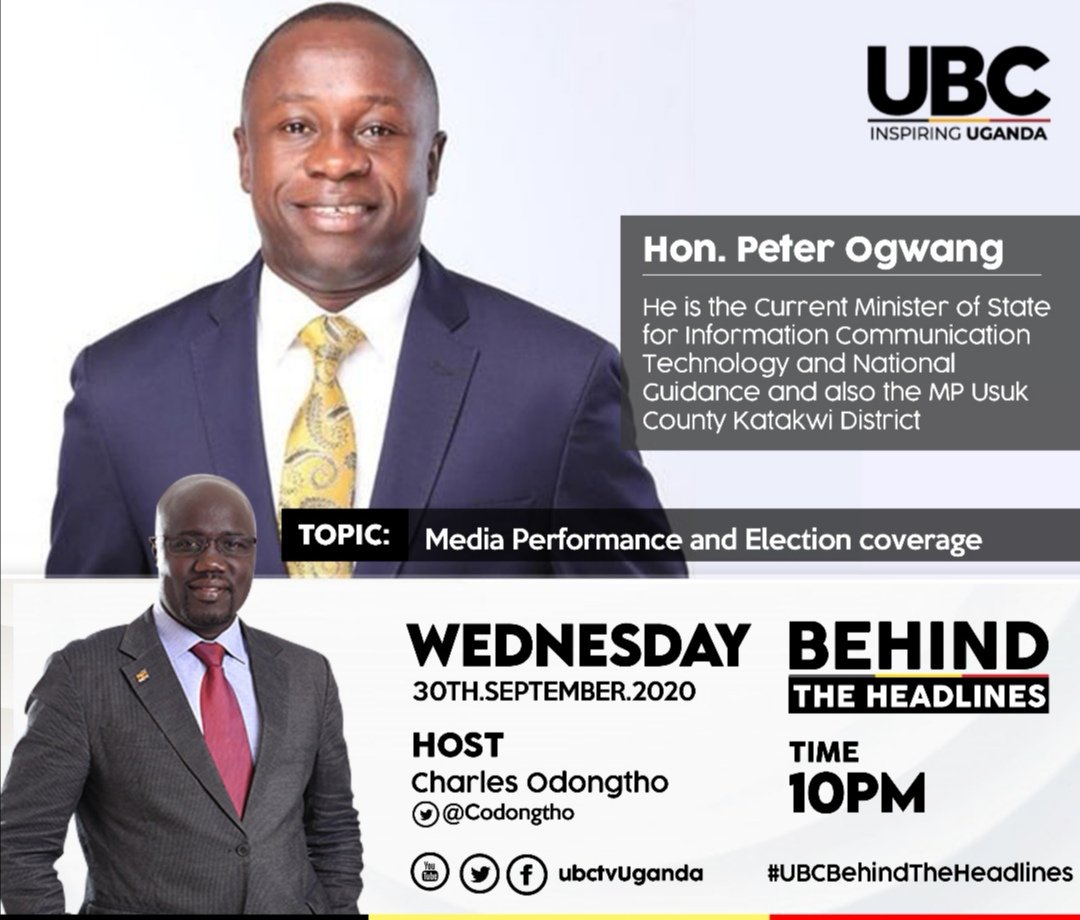 Wednesday it is. #BehindTheHeadlines
@ubctvuganda