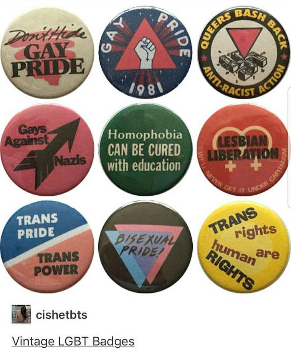 Vintage LGBT Badges 🌈🌈🌈