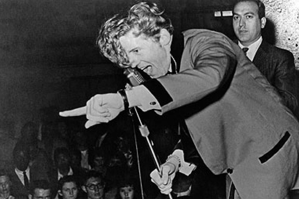 “It was that belief in the sinfulness of his own music, the sinfulness of himself, that set the music aflame with the frenzy of wickedness and the blackness of doom...he was a man for whom life had no meaning without the torments of hell.” — Nick Tosches on Jerry Lee Lewis  #BOTD