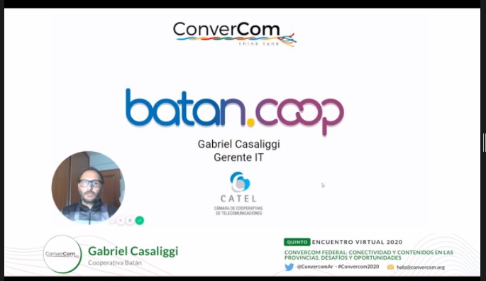 CatelArgentina's tweet photo. Ya comenzó la exposición de @gcasaliggi de @CoopBatan en #Convercom Federal! @ConvercomAr https://t.co/fpDyC1yS5s