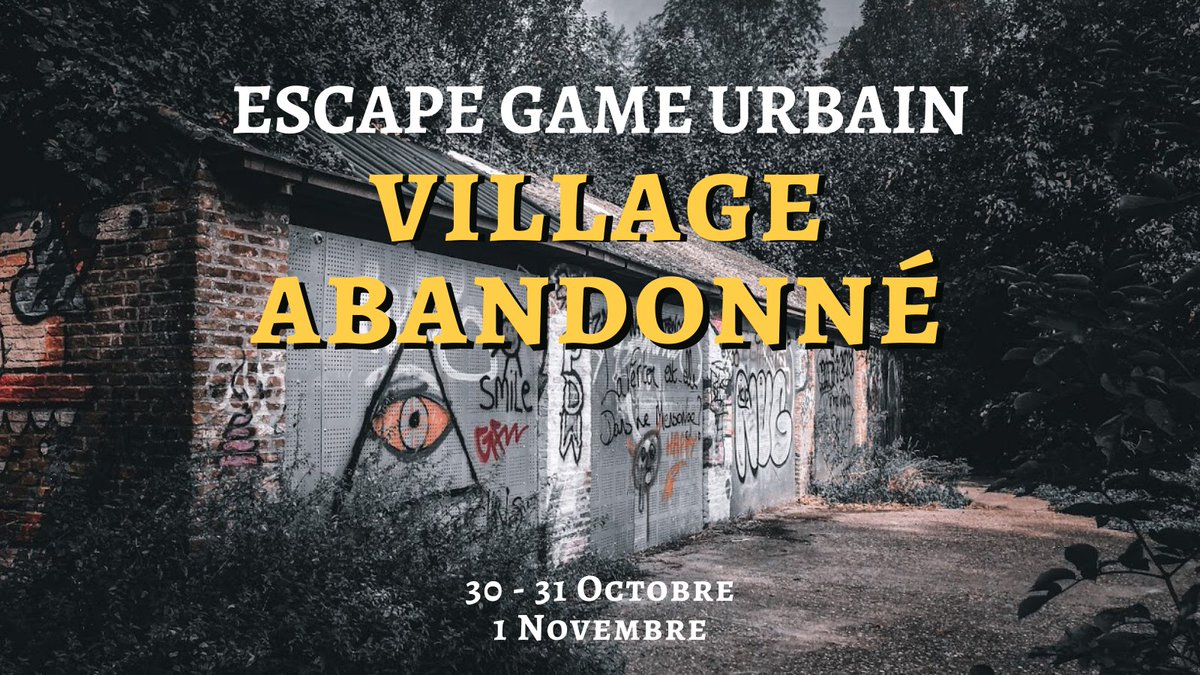 Escape Game urbain sur smartphone, dans un véritable village abandonné en Belgique. Fuyez la ville apocalyptique, vous avez 120 minutes pour survivre! Réservez vite votre ticket : coddygames.com/fr/escape-game…
#escapegame #Halloween2020 #abandonné #MobileGame