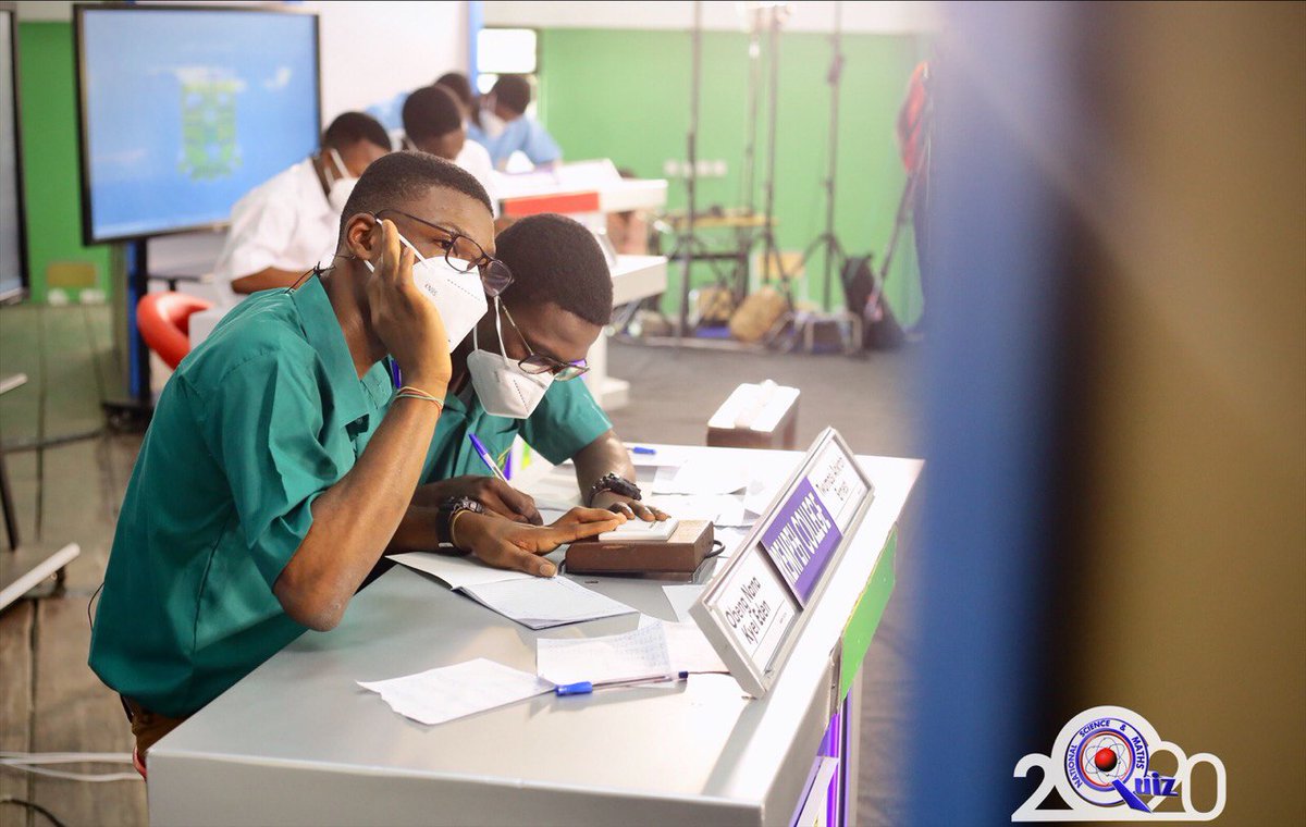 NSMQGhana's tweet photo. NNB: End of contest:

Prempeh College: 49pts
St. Thomas Aquinas SHS: 31pts
Asanteman SHS: 23pts

Well done, Prempeh College. #NSMQ2020 #NSMQOneEighth #Primetime https://t.co/MMwT1wE1V0