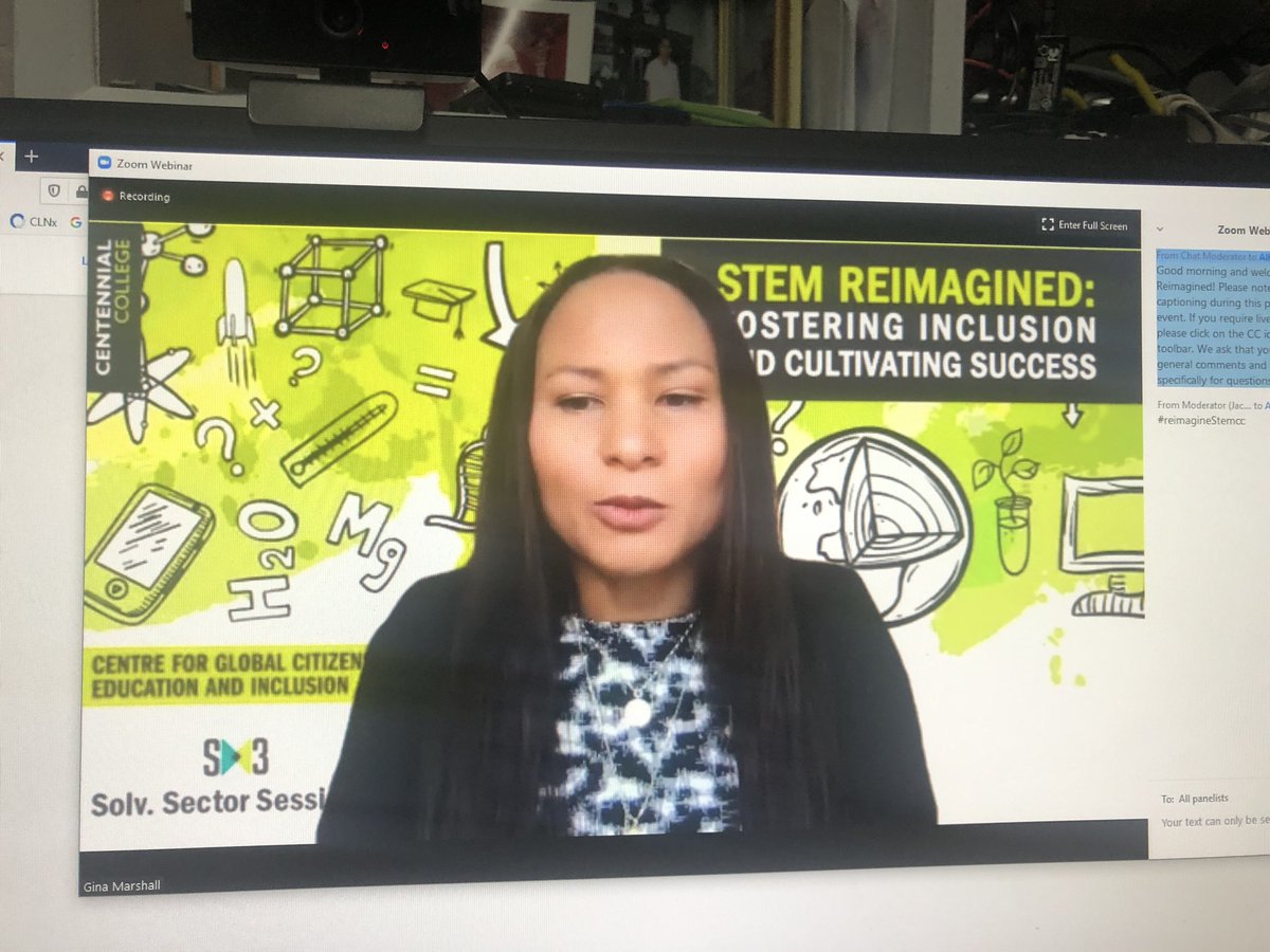 Attending the #ReimagineSTEMCC event @ #centennial college. Great start Dr.Marshall