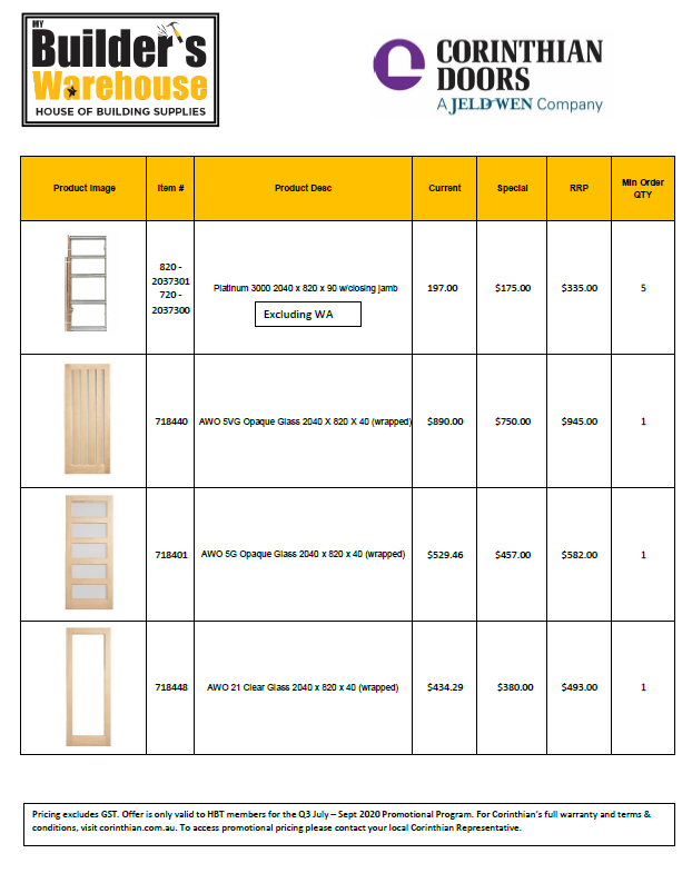 TheBuilderAPP's tweet photo. September's Special from MY Builder's Warehouse https://t.co/iQukvrvPlo
