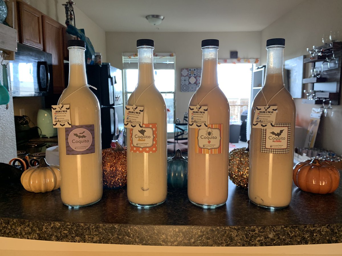Next shipment of Coquito bottles goes out this Thursday morning! We are almost sold out! 🇵🇷❤️

▪️Large bottles $20
▪️Small bottles $10
▪️Buy 2 Large get one Small Free
▪️Free Shipping on orders of $100 or more! 

Message us to place your order!