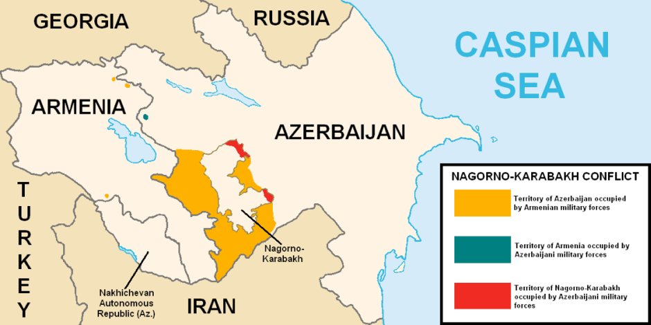 10) The fighting came with ethnic cleansing. Hundreds of thousands of Azeris were pushed out.The lines of control between Armenian/Karabakhi and Azeri forces are basically how you get today's map of the area. You'll notice Nagorno-Karabakh itself doesn't actually touch Armenia.