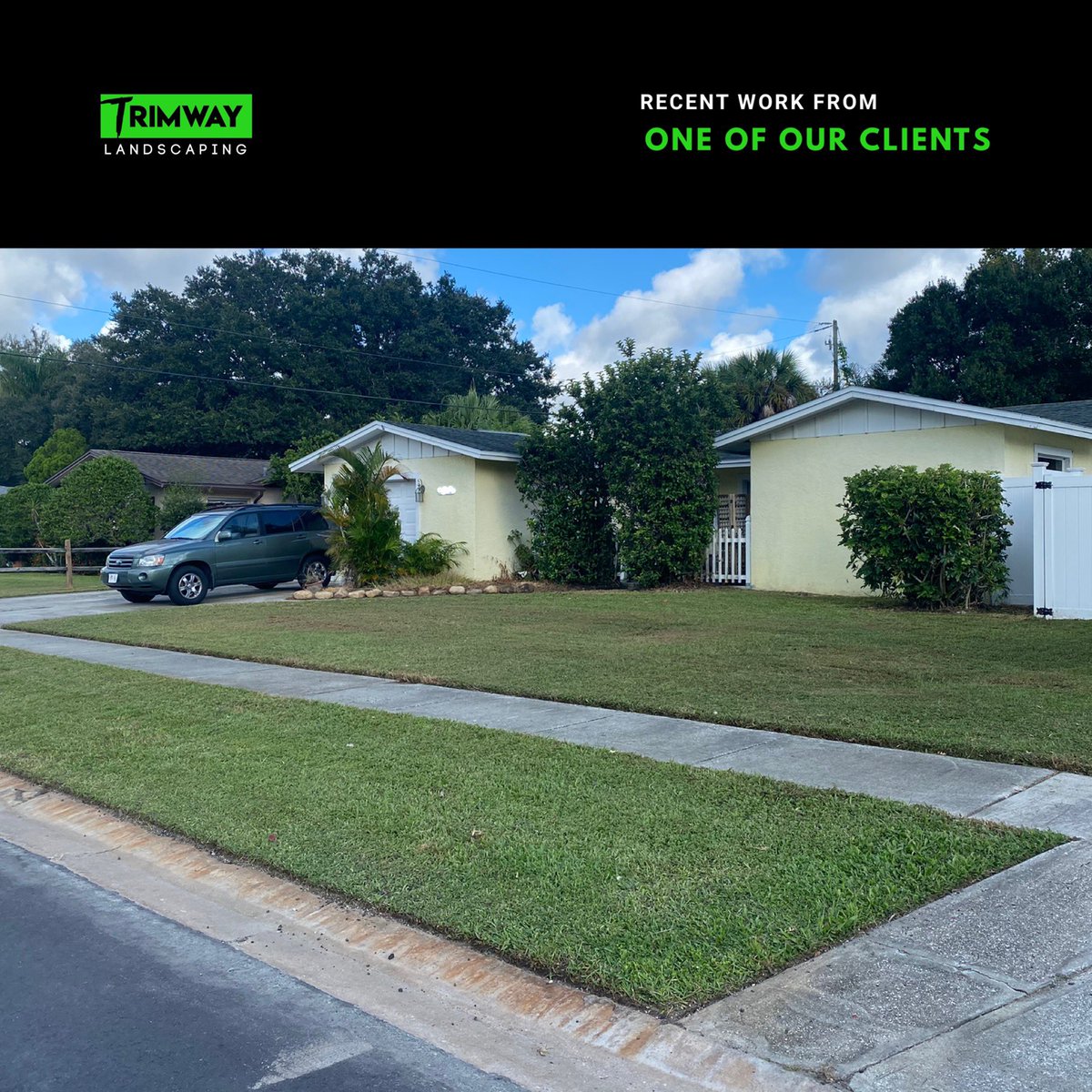 trimway's tweet photo. Perfect lawn every time! Recent work from one of our clients. Call for a quote (941) 815-2002

Book an appointment on our website:
https://t.co/F3oSO1zL2P

#sarasota #lakewoodranch #lawncare #lawnmaintenance #trimwaylandscape https://t.co/guwfavzPRO