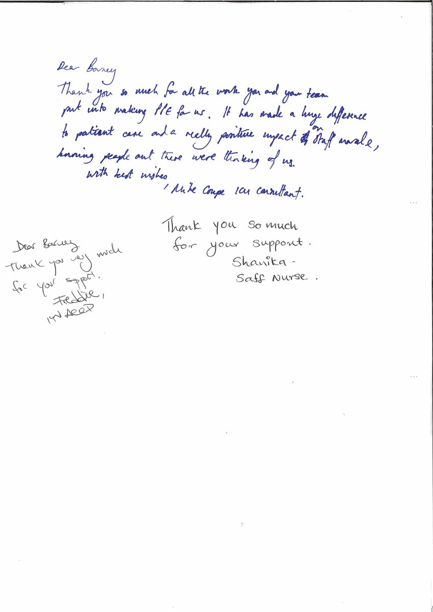 🗣 'Receiving this letter from the @RUHBath made my heart swell and made me stop and think of all those who are still working hard to treat patients in hospitals all over the country.' - Head of DT, Mr Barney Brown 

#HiddenHeroesDay #HiddenHeroes 🏥