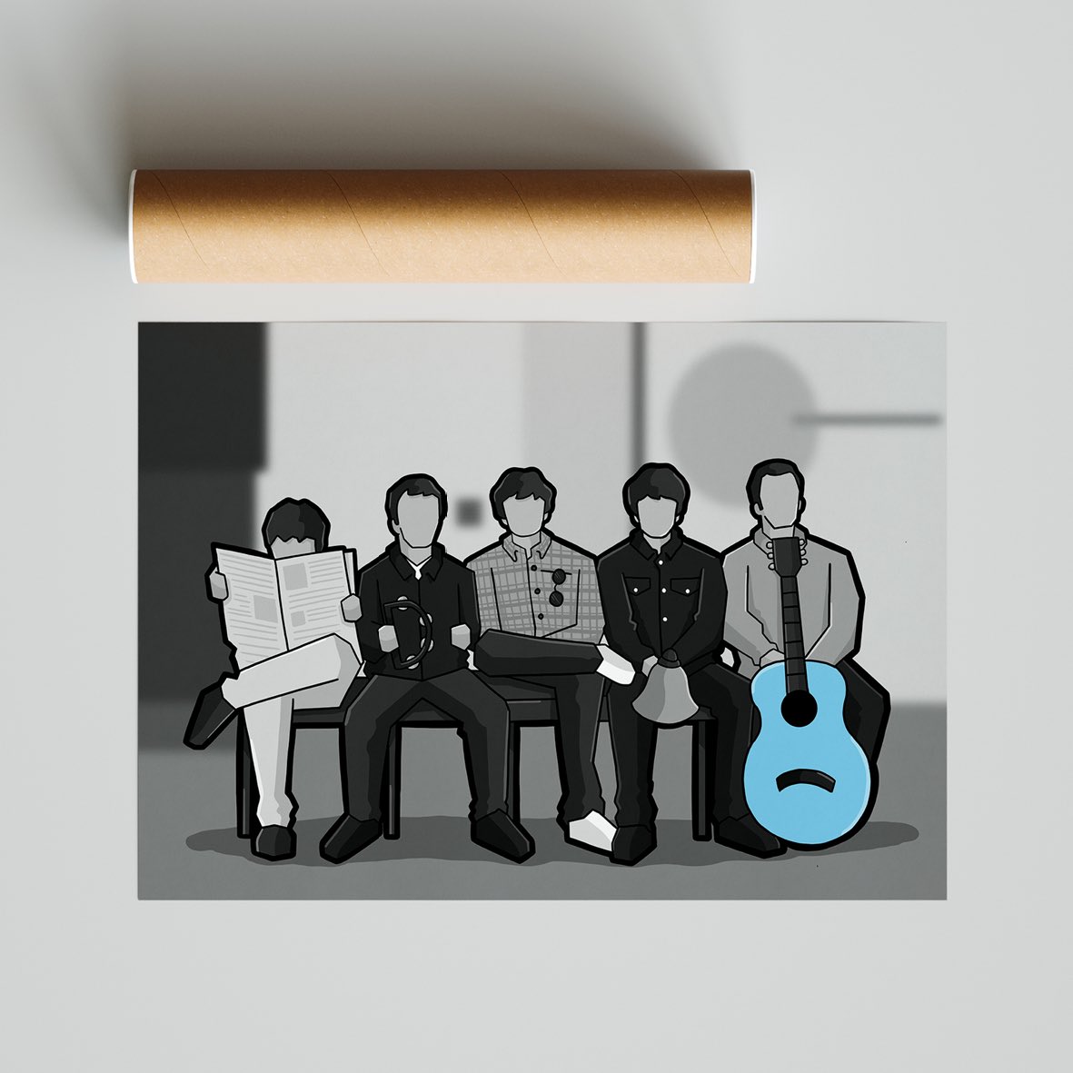 vinylsoulimages's tweet photo. pieces coming this week to celebrate WHATโS THE STORY MORNING GLORY #oasis #wonderwall #noelgallagher #liamgallagher #alanwhite #bonehead #guitar #a3poster #postertube https://t.co/edXDOhLEDa