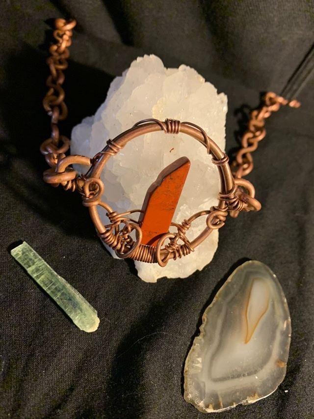 jasiahstones's tweet photo. #Redjasper with #copperchain #necklace. DM me if you're interested
.
.
.
.
#pockitfullofstones #jasiahgotdastones #oneofakind #handmade #atl #lil5 https://t.co/4xC6miDHTE