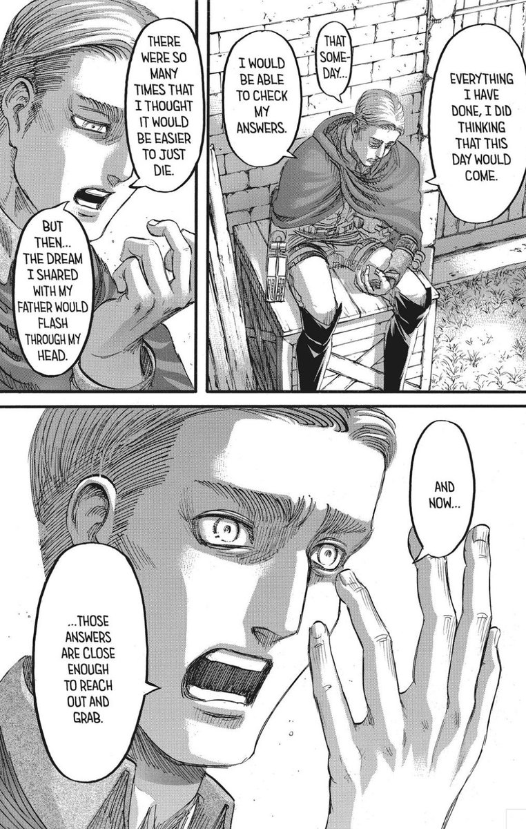 Erwin has always been bound to learning more and to always do what it takes to learn the truth. He makes the sacrifices necessary to in order to boost his own agenda. But now he's in a tight spot, unable to learn the truth.