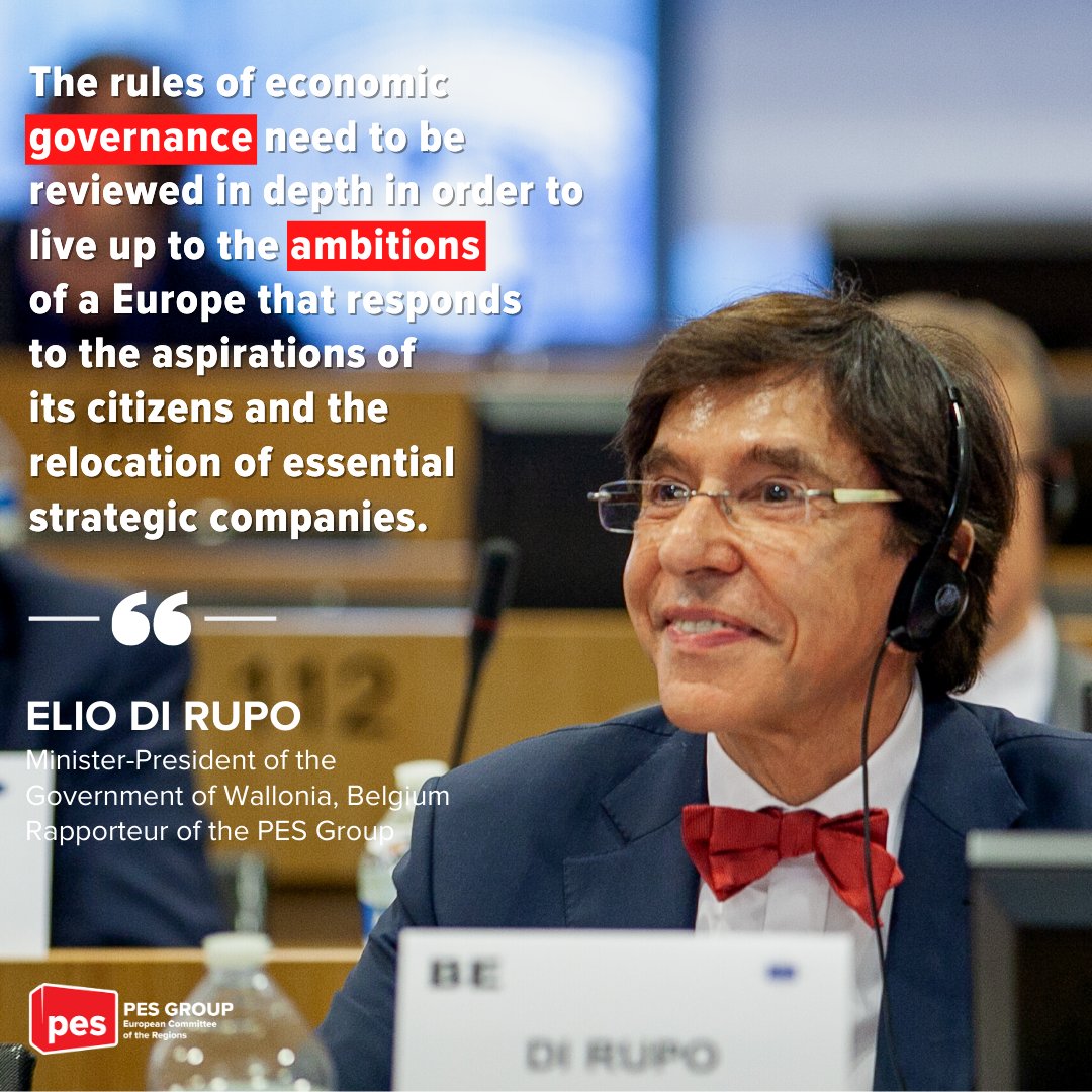 "There is strong criticism of the EU's economic governance, as its rules are pro-cyclical and have undesirable effects.

We must now adapt it to the new reality caused by the #COVID19. The <a href="/EU_Commission/">European Commission</a> needs to reformulate a new and more realistic proposal."

<a href="/eliodirupo/">Elio Di Rupo</a> ⬇️
