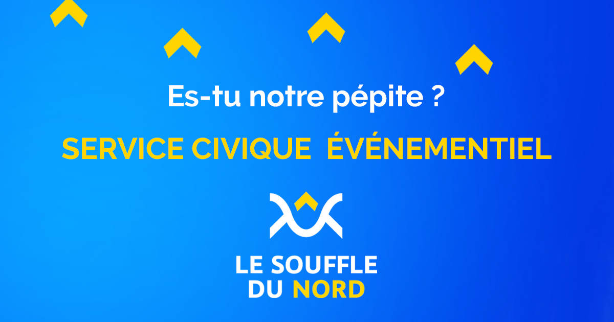 📣 ALERTE JOB DE SENS !!
On recherche un(e) chef(fe) de projet événementiel en service civique ! 
Fiche de poste ▶ lnkd.in/dXBeRnh
Si tu souhaites vivre une expérience professionnelle qui a du sens, envoie-nous ta candidature !
👉 vmulliez@lesouffledunord.com