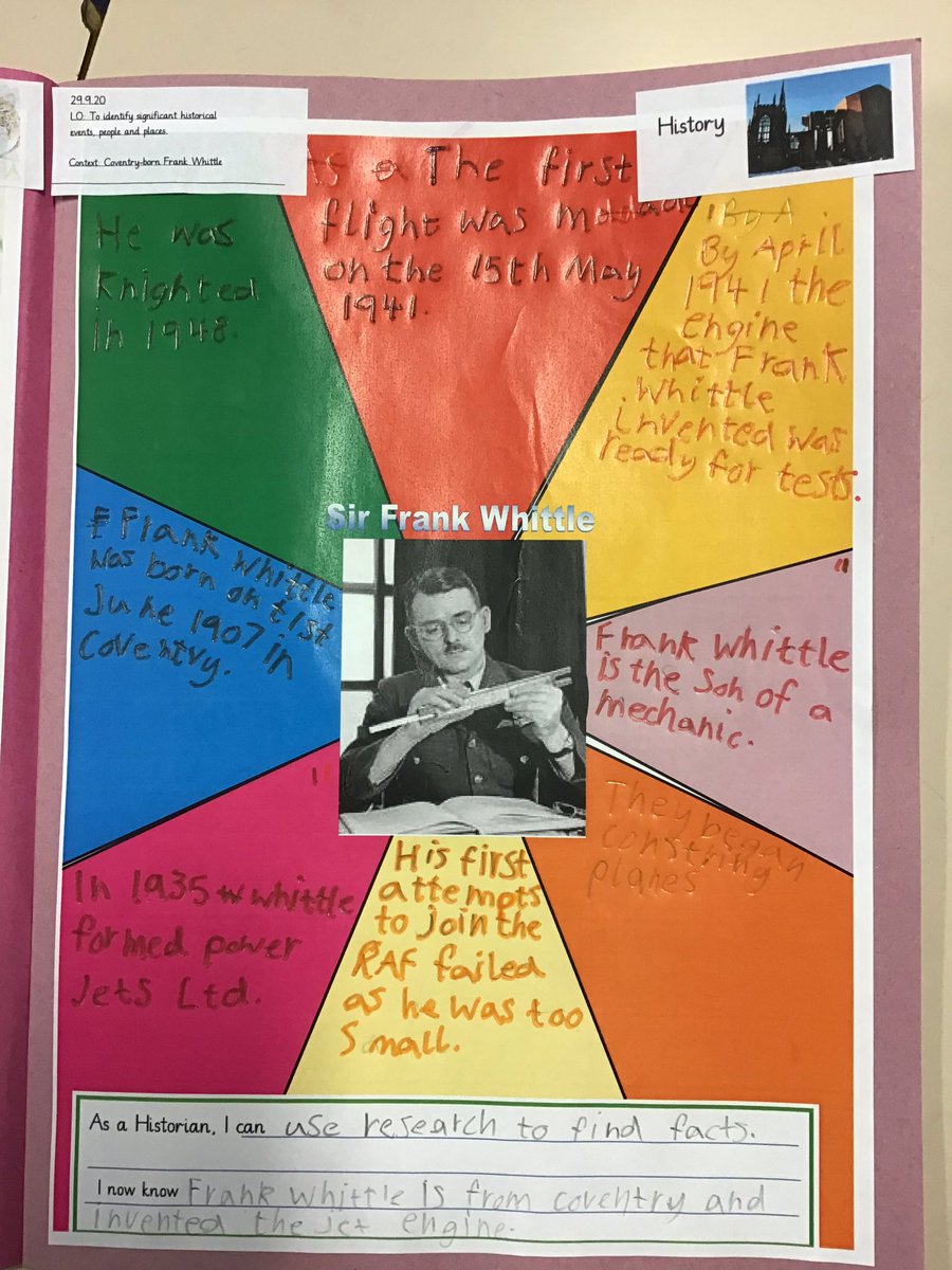 Stjohnscoventry's tweet image. Year 2 have been learning about the famous Coventrian Frank Whittle. They were amazed that the jet engine was invented in Coventry! #Inspiring #LocalLearning #Inventors