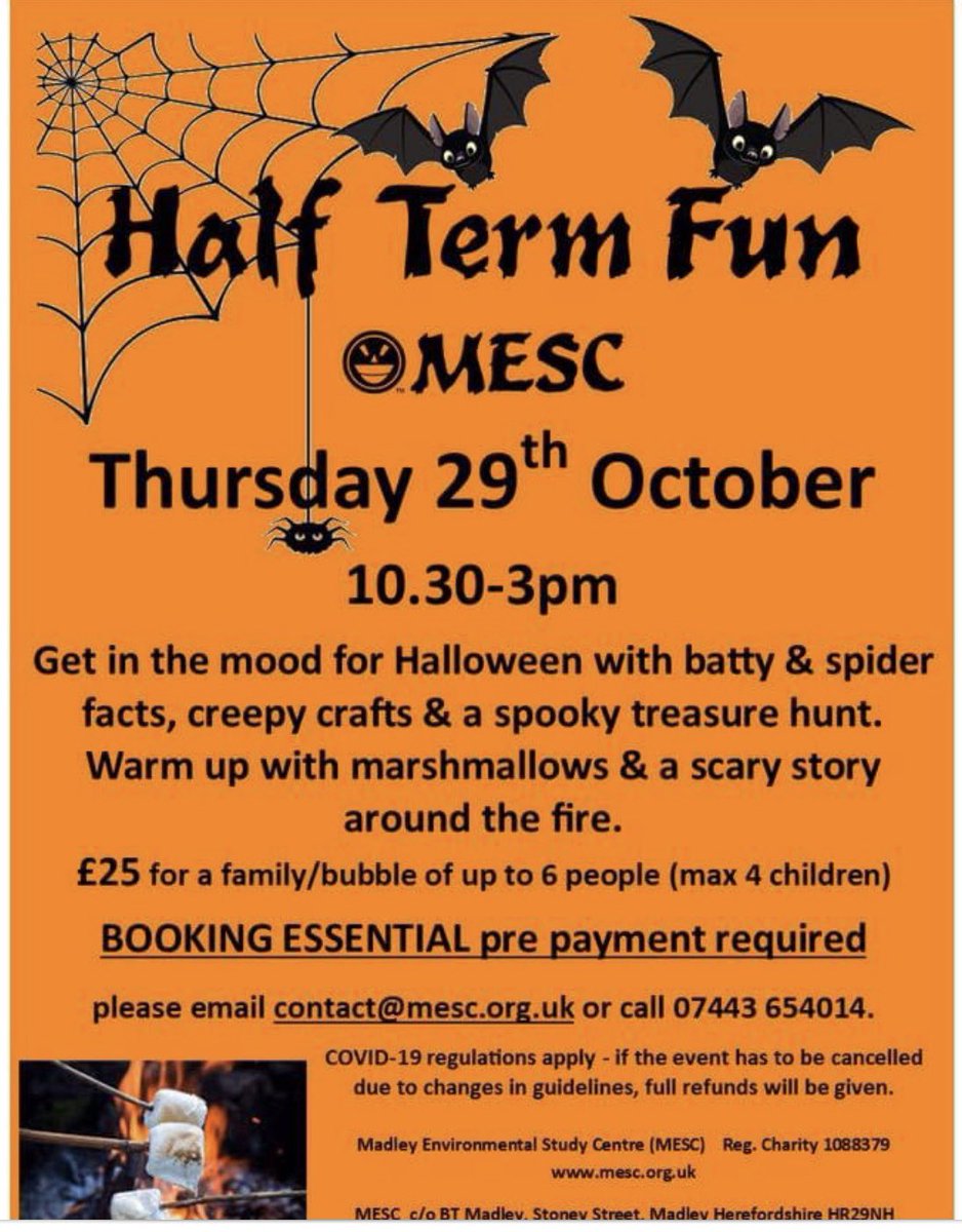 FULLY BOOKED for the 29th...... But if there is enough interest we will run another days activities on Wednesday 28th October. Please see below for how to contact us.
