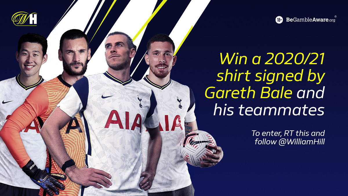 👕 Win a 2020/21 <a href="/SpursOfficial/">Tottenham Hotspur</a> home shirt, signed by Gareth Bale and his teammates

🤞 To enter, RT this post and follow <a href="/WilliamHill/">William Hill</a> 

Terms 👉  wh.bet/SpursComp