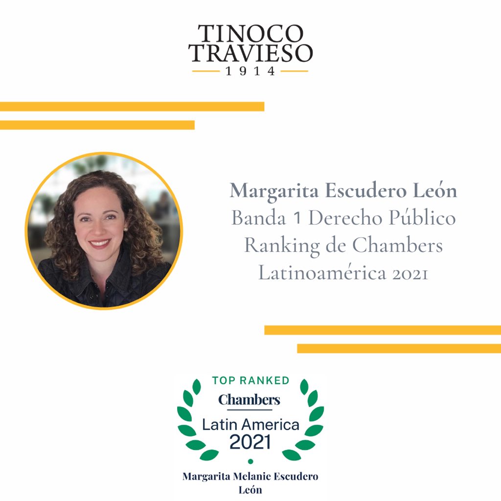 tinocotravieso's tweet photo. Margarita Escudero León se mantiene por 5to año consecutivo en la Banda 1 como abogada de Derecho Público, Banda 1 es la máxima categoría en la escala.  Destacamos que es además la única mujer ranqueada en Banda 1 en esa área. https://t.co/vvplGHvbsY