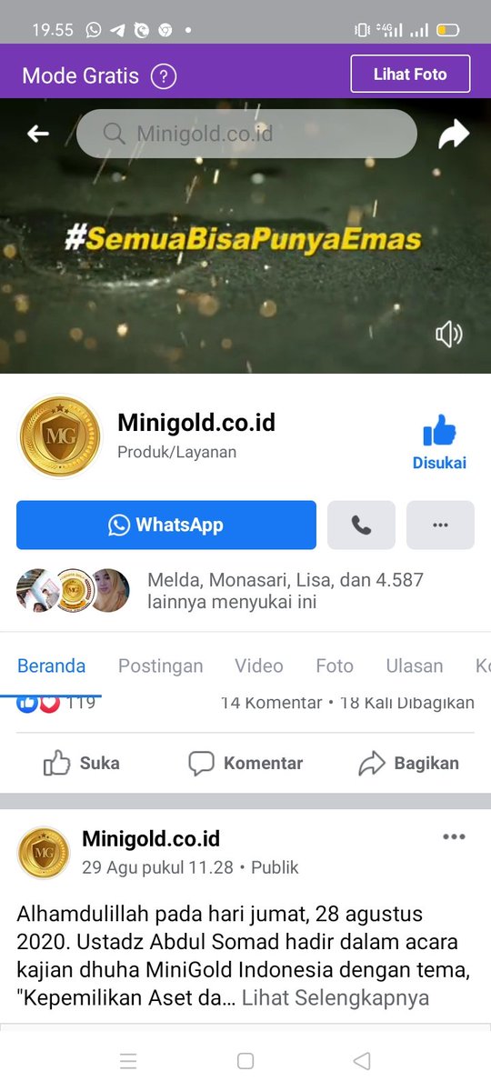 titasyahgold's tweet photo. @MiniGoldID Hr gini masih binggung buat ngumpulin mahar😀😀 @Fatrindo_Plg @lindanitnut @NiaNurhayati16 @aisyarha23  @BayuRisqi5 jgn kwatir krn MiniGold hadir sbgai solusi,yuk nabung sdikit demi sdikit dg MiniGold,skrg hanya dg 70rban sdh bisa bl emas👌 https://t.co/xtGnGcUxzW