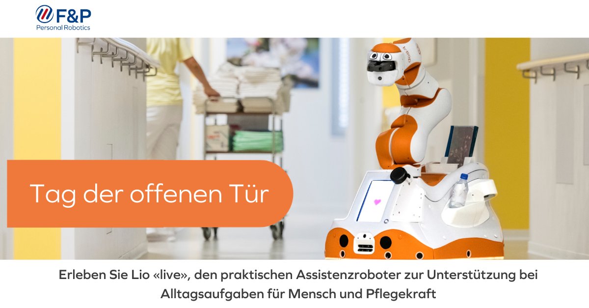 FP_Robotics's tweet image. Interessieren Sie sich für Robotik und Technologie? Nehmen Sie an den Tagen der offenen Tür bei F&P Robotics teil :)
Wann: 1. Oktober, 14:00 - 16:00 Uhr
Wo: F&P Robotics AG, Rohrstrasse 36, 8152 Opfikon / Zürich
Jetzt hier kostenlos anmelden - fp-robotics.com/de/2020/02/tag…