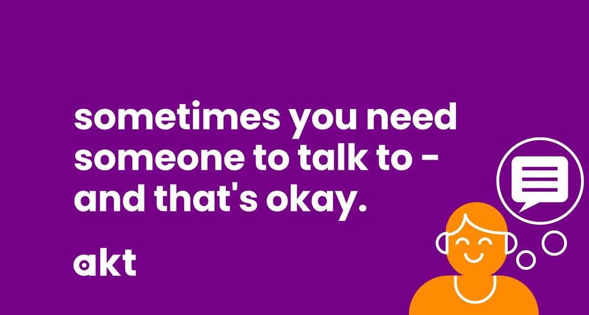 aktcharity's tweet photo. You're not alone, and there's support available.

If you're struggling, there are organisations that are here to support you.

We've put together a list of helplines and online support services: https://t.co/pkZDatpwsX https://t.co/Fw4njbK3mn