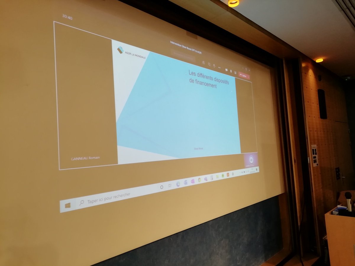 SilverValley_'s tweet photo. #SilverBoost
Pour finir ce panorama des #financements en #SilverEconomie,  intervention de @romainganneau @AG2RLAMONDIALE
Plusieurs types de financements possibles par @AG2RLAMONDIALE :
✔️Subvention
✔️Experimentation
✔️Réponse aux AAP
✔️Prestation de services
✔️Investissement https://t.co/xUwaiSTvCv