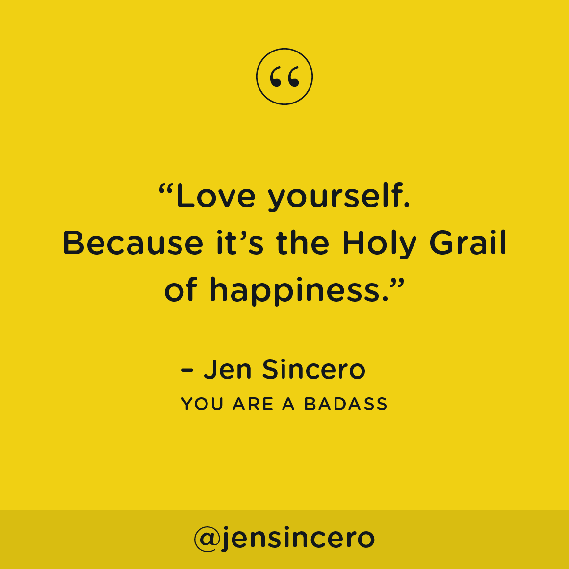 Love yourself enough to let go of guilt, resentment, and criticism and embrace compassion, joy, and gratitude. #youareabadass #QOTD #TuesdayThoughts #TuesdayMotivation