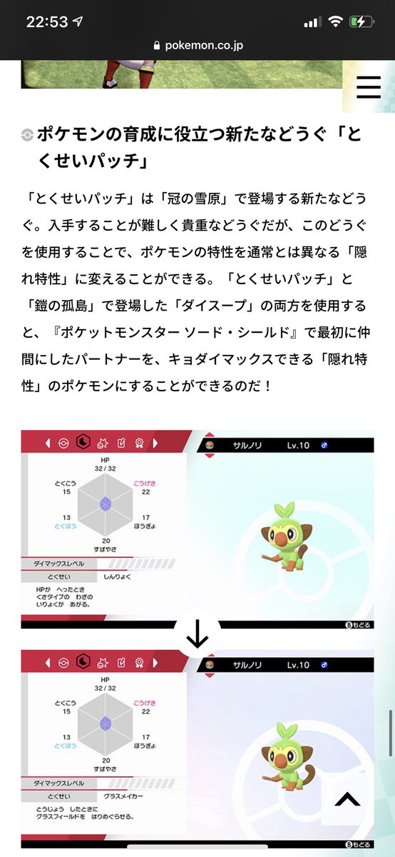 ゼロネアスo ポケモン剣盾 冠の雪原 たくさんの方々が心折れた特性外し それがなんと 冠の雪原でアイテム とくせいパッチ に よって通常特性 夢特性に変更可能に これはまじで嬉しすぎる 俺も特性外しポケモンたち 保存しててよかった