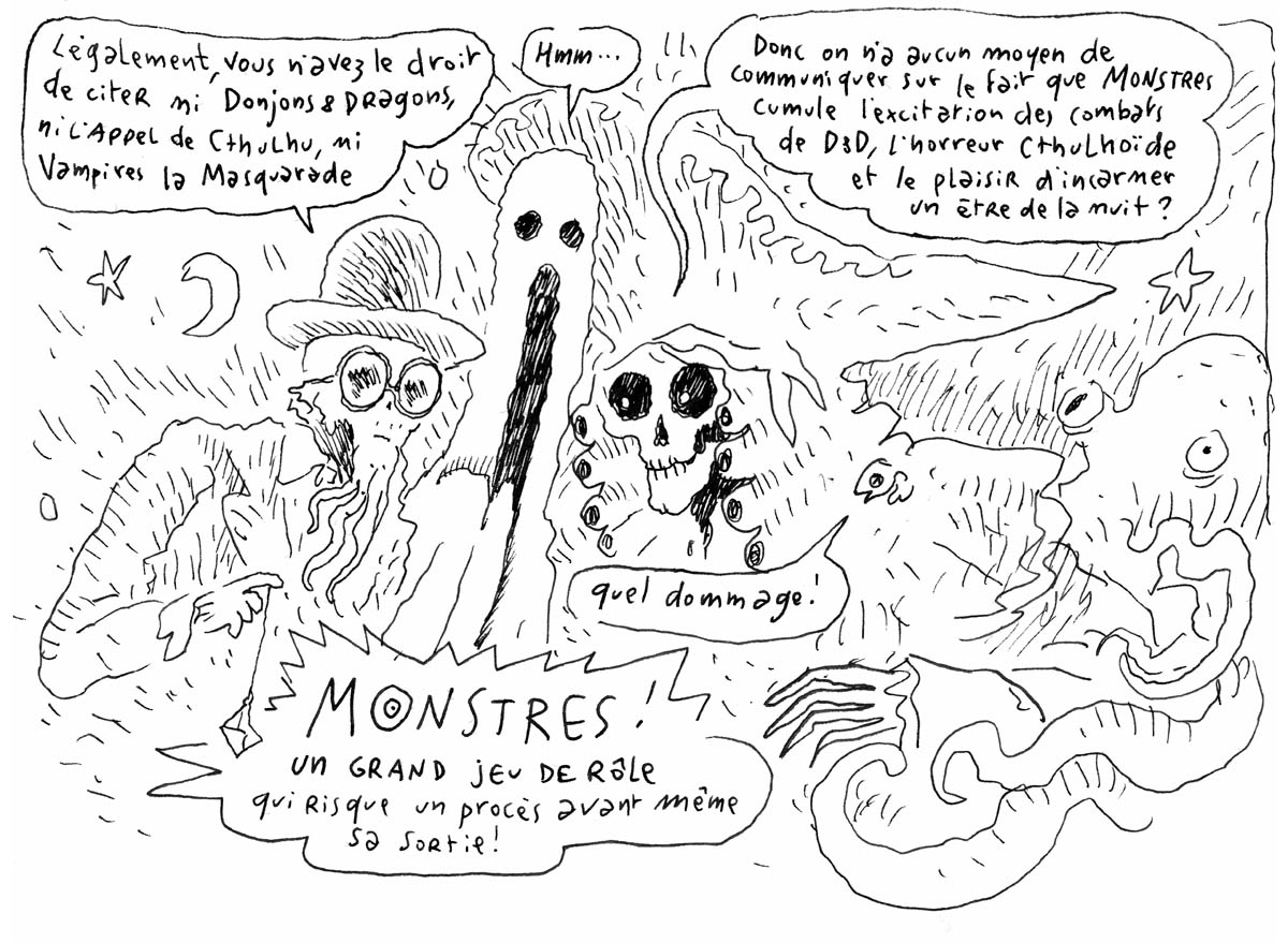 BlackBookjdr's tweet photo. 🎃💀👹👻😈 Vous voulez en savoir plus sur MONSTRES, le jeu de rôle dans l'univers de Joann Sfar ? Et vous voulez aussi en savoir plus sur son système de jeu adapté de CO par Laurent "Kegron" Bernasconi ?
Mais il fallait le dire !!! 😜 C'est par là :) ⤵
https://t.co/dvSzeHGpjz https://t.co/8XJgbuabsC