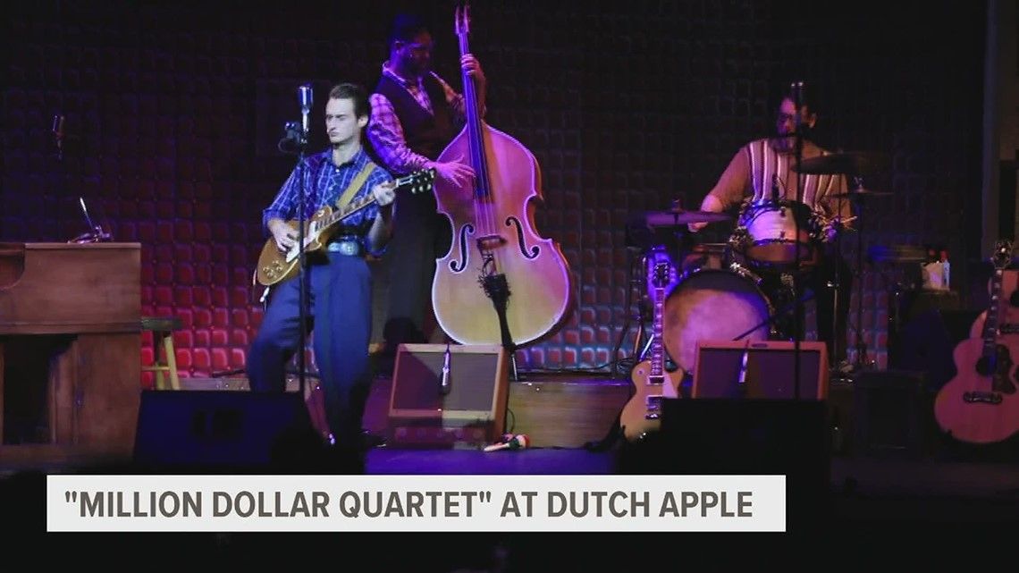 DutchApple's tweet image. Thanks to FOX43 for the feature on Million Dollar Quartet!  buff.ly/2Sbjrax