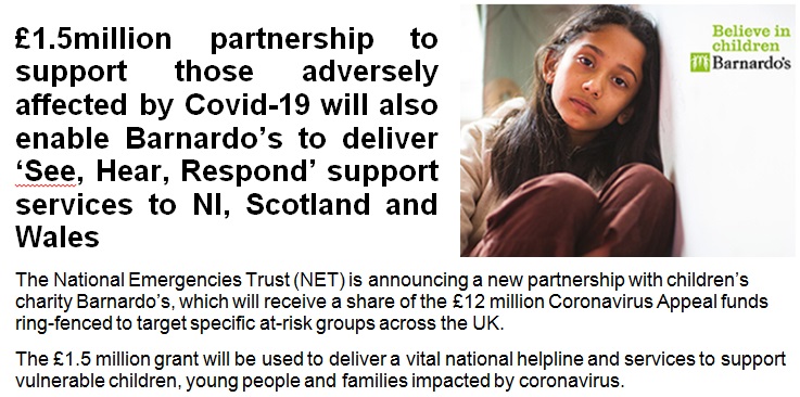 .<a href="/barnardos/">Barnardo’s</a> &amp; National Emergenies Trust Prtn launch new support services @CreweMartin Director of Barnardo’s Scotland "The services will identify &amp; support "hidden” children, young people &amp; families not currently receiving the help they need" <a href="/FENews/">FE News</a>
bit.ly/3kWbbHP