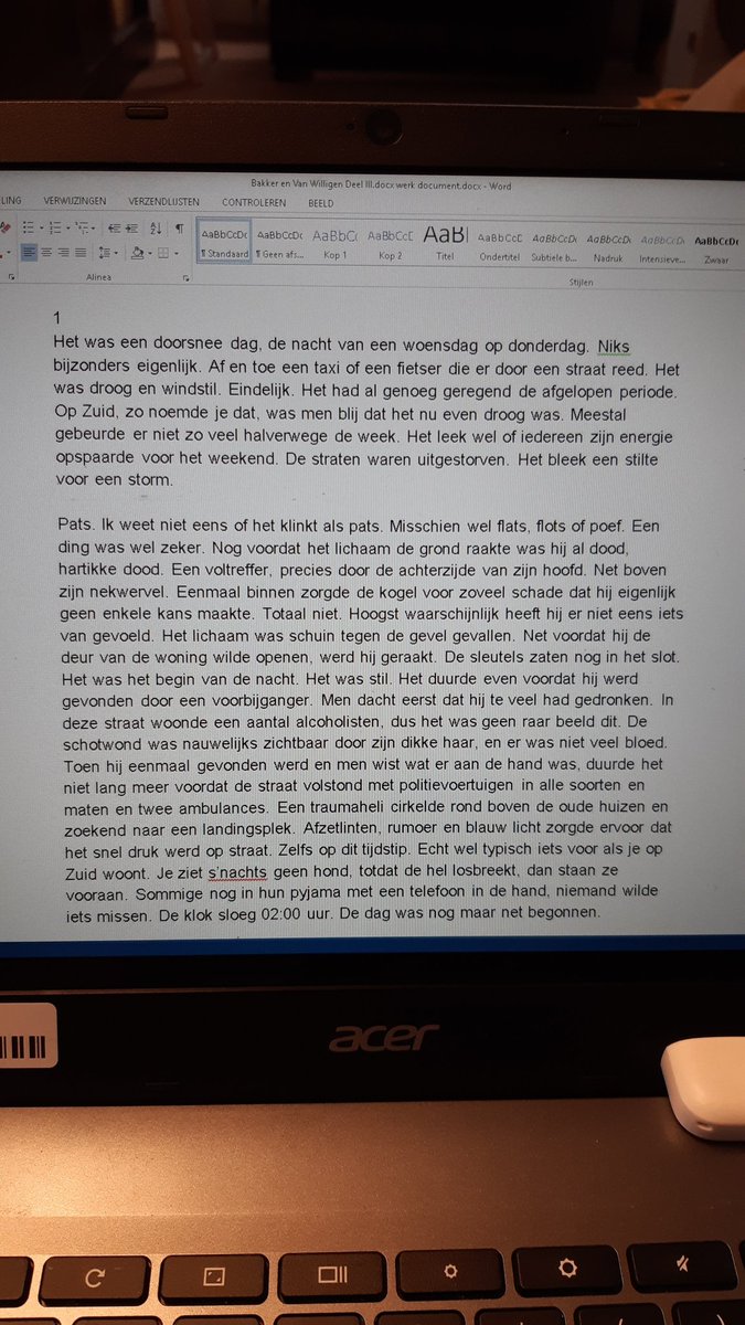 Pagina één.  Eerste opzet. Inclusief taalfouten. #pumbo #janbloemink #Bakkerenvanwilligen
