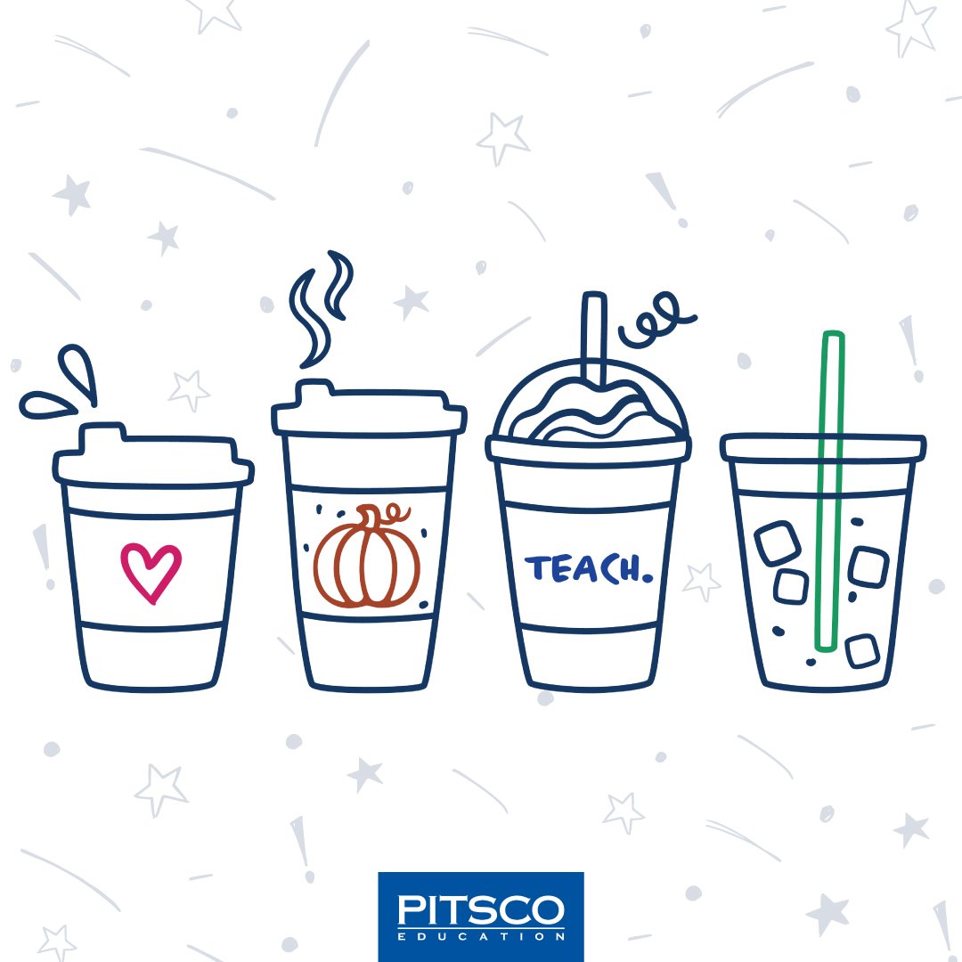 pitscoed's tweet photo. Coffee β’ Teach β’Β Repeat
No matter how you take it, make it Teacher Size!
βοΈπ₯€ π
Plus learn more about the drink; we're spilling the beans on the #PitscoBlog: https://t.co/jDsL11wWo8
#InternationalCoffeeDay #coffee #coffeeday #teacherlife https://t.co/9MAypmT0js