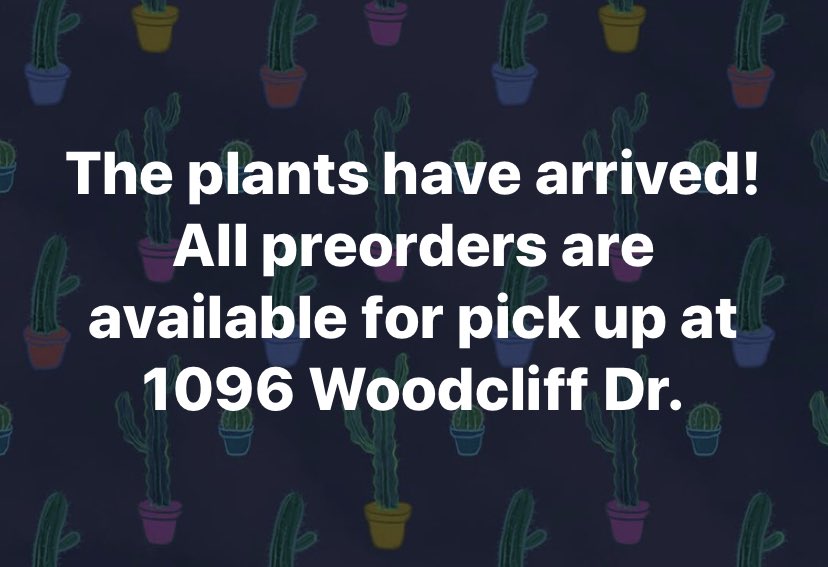 Fall plant sale preorders have arrived.